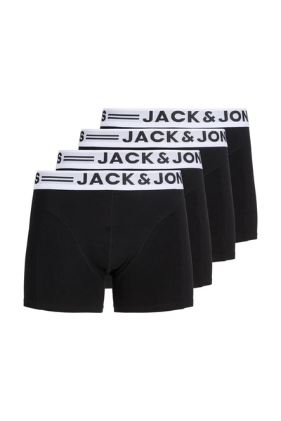 Jack & Jones Set de lenjerie intimă pentru bărbați, 5 boxeri, talie medie, JA...