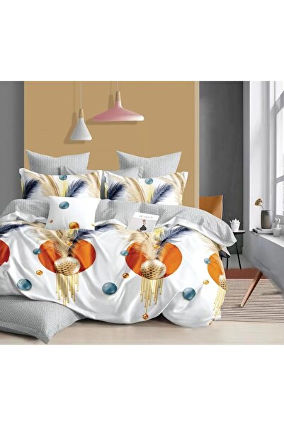 CHIRASO Set Lenjerie Pat CHIRASO, 4 Piese, Bumbac Satinat, Cearceaf clasic 22...