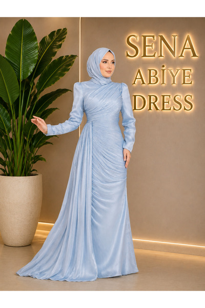 Sena Abiye Dress ALYA ŞAL HEDİYELİ ABİYE