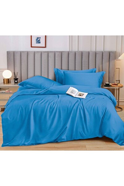 CHIRASO Set Lenjerie de Pat CHIRASO, 6 Piese, DAMASC, Cearceaf ELASTIC 180x20...