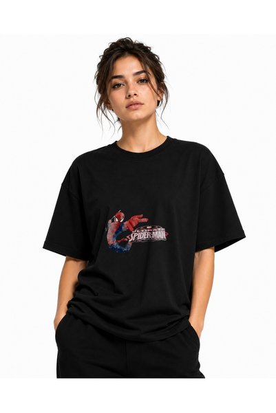 Inscriptie Tricou Unisex Bumbac Premium Casual " SpiderMan 2012 2017 "