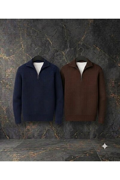 zs zaos fashion 2-Pack Advantageous Set Men's Winter Stand-Up Collar Sweater ...