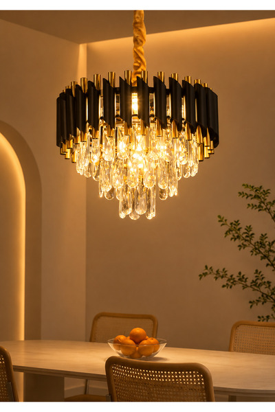 Generic Brand Decorative Crystal Chandelier Luxury Design for Dining Rooms an...