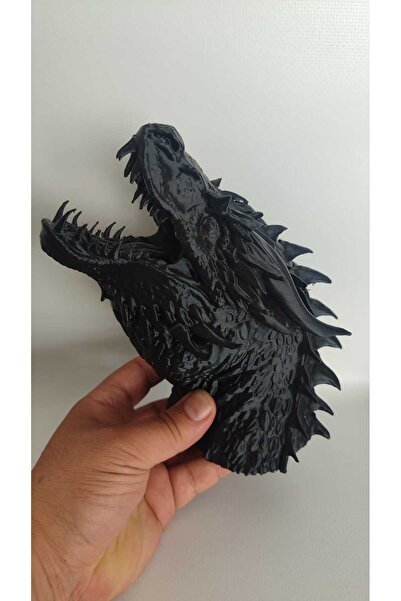 VALERM 3D Ejderha Game of Thrones Dragon ( 18cm ) | Dekoratif Fantastik Heykel | Koleksiyon