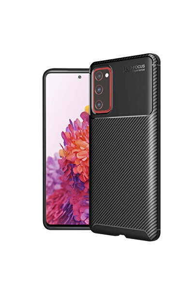 Techsuit Husă pentru Samsung Galaxy S20 FE, Fibră de carbon, negru - negru