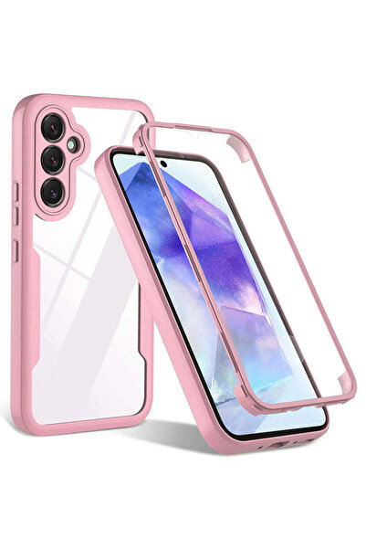 Techsuit Samsung (A54) Techsuit, Colorverse, 360, Seria, Folie Galaxy - roz
