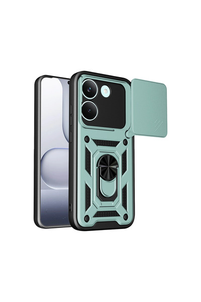 TheGencoo غطاء حماية من السيليكون لهاتف Xiaomi Poco X8 Pro مع حلقة حماية للعد...