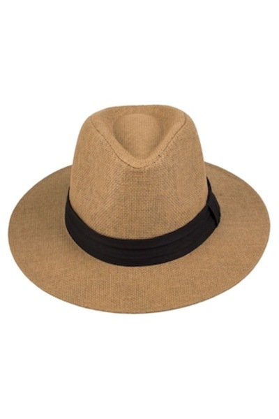 ivokid Pălărie Panama unisex, Culoare, Curea neagră