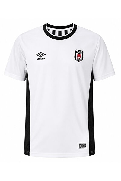 Beşiktaş إس.كيه. قميص بي جيه كيه الأبيض 26/27 أومبرو للرجال باللون الأبيض