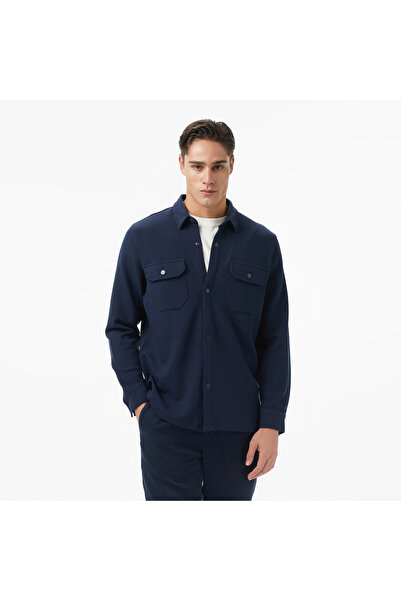 Nautica Erkek Lacivert Classic Fit Gömlek