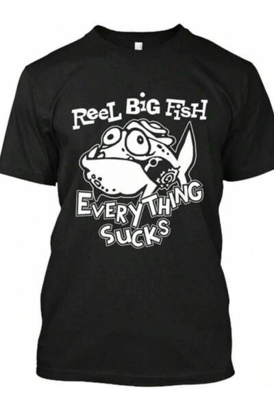 9TAY جديد! تي شيرت Popular Reel Big Fish Everything Sucks Music مقاس S-4XL