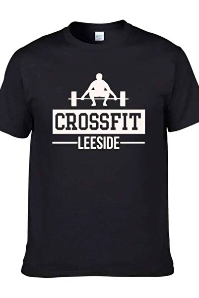 9TAY Crossfit Brand Sports Men, Short-Sleeved Cotton With Round Neck, Casual ...