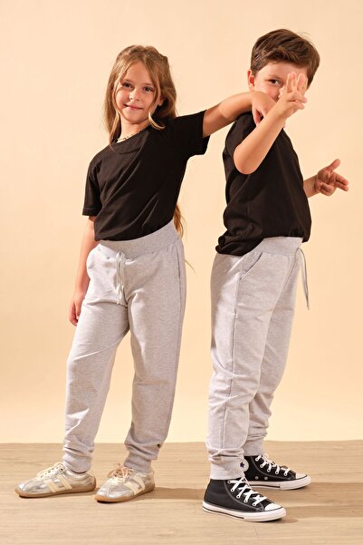 BAYKAR Unisex Children's Cotton Jogger Sweatpants with Elastic Waist and Pock...