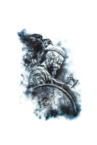 FlashTattoosRomania Tatuaj temporar, Flash Tattoos Romania, Ragnar, rezistent...