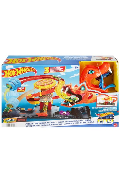 HOT WHEELS Set de joaca Hot Wheels, Atacul sarpelui de la pizzerie, HTN81