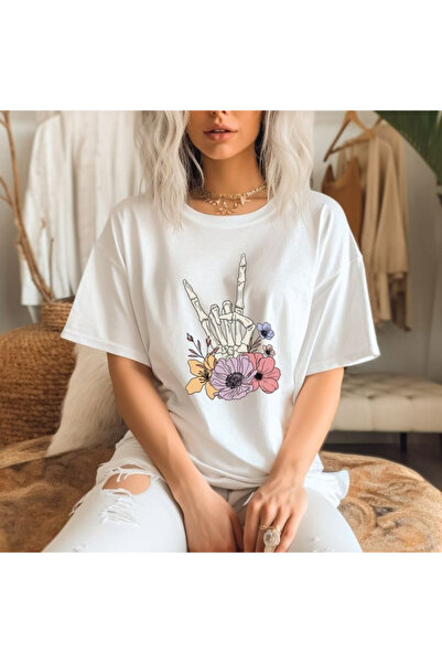 bellanova تي شيرت مطبوع كبير الحجم للجنسين مطبوع عليه طبعة للجنسين