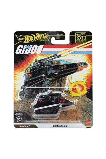 HOT WHEELS Vehicul de lupta din metal, Premium, Pop Culture, GI JOE, Cobra HI...