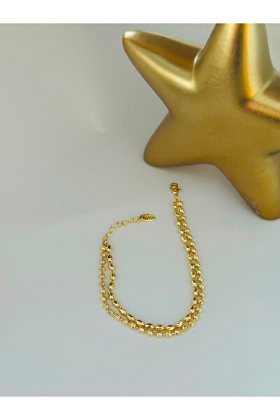BYYEŞO Double Ball Detail Steel Bracelet
