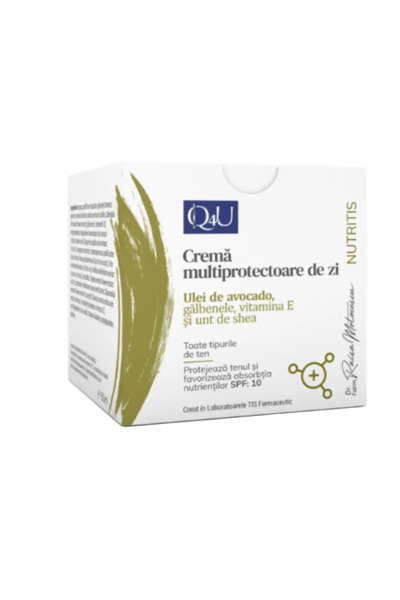 TIS Q 4 U Cremă de zi multi-protecție SPF 10, 50 ml