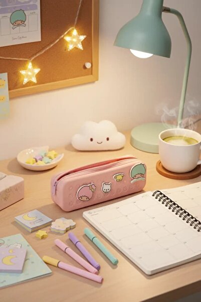 Miniso Lisanslı Little Twin Stars Stacking Fun Delikli Kalem Kutusu 21,5 Cm –...