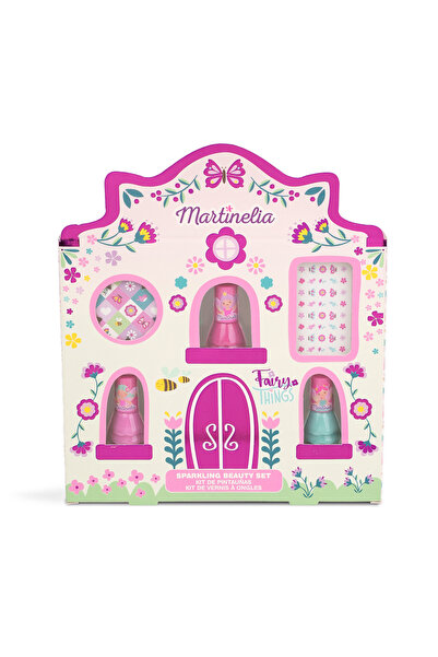 Martinelia Fairy Things Sparkling Kız Çocuk Su Bazlı Oje ve Tırnak Tasarım Seti