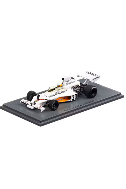 Spark Sigilat- McLaren M23 #30 Jody Scheckter British GP 1973 Alb- Scara 1:43-