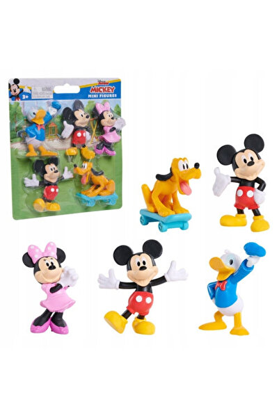 Disney – Set de 5 mini figuri Mickey Mouse Donald Duck Pluto