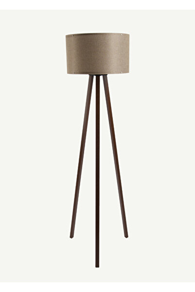 Bella Maison Peggy Demonte Tripod Lambader Jüt-Ceviz (36x36x140 cm)