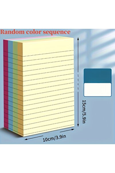 Choice1 Four colors large 1pc 100pcs Mixed Color Line Sticky Notes, Stickers ...