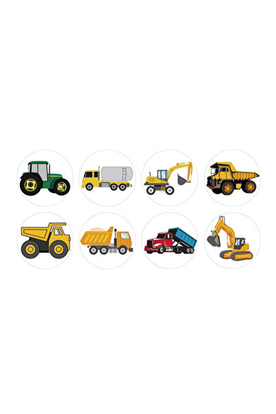 choice2 1inch-100pcs 1 100-500pcs 1 inch Cars Reward Stickers for Kids Constr...