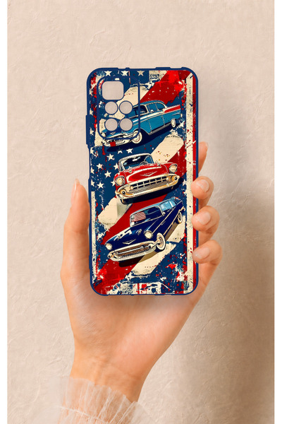 Vip Case Redmi 10 2022 Compatible American Chevrolet Patterned Silicone Case