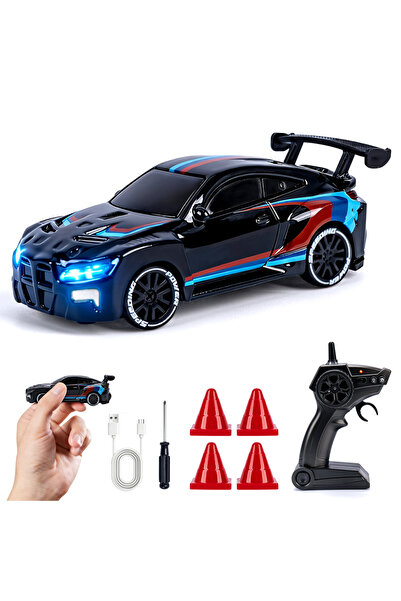 Choice1 1180ABK 1/64 High Speed Drift RC Car with Light 2.4G 4WD Remote Contr...