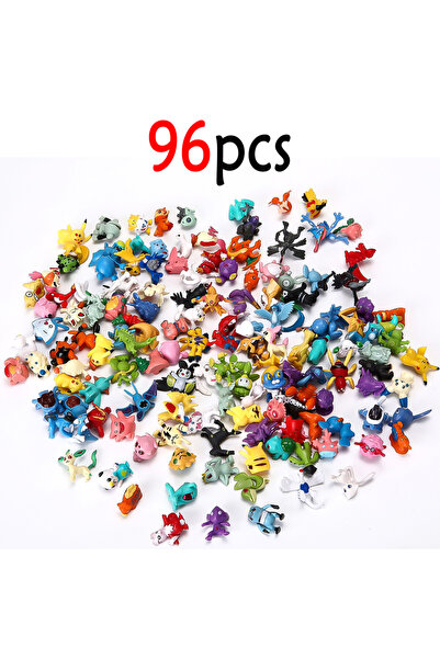 Choice4 بانداي 96 قطعة 144 قطعة/مجموعة مجسمات بوكيمون صغيرة بيكاتشو ألعاب نمو...
