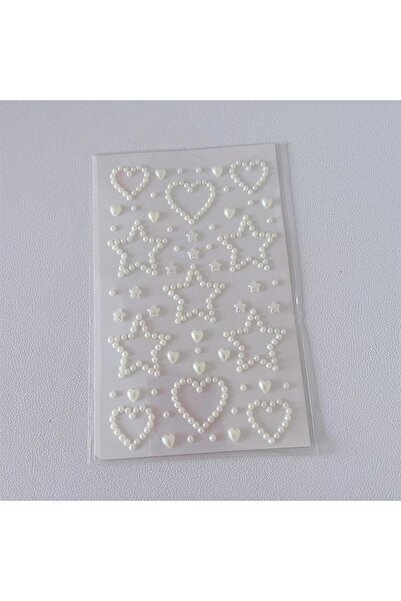 Choice1 white 3D Star Heart Acrylic Crystal Stickers Kids DIY Decoration Self...