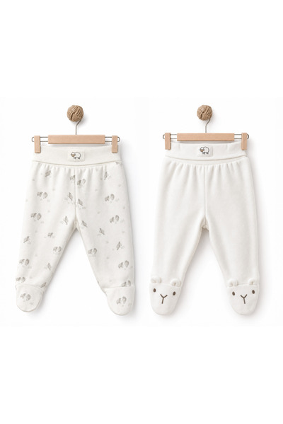 BabyCosy Organic Wear سروال أطفال للجنسين مصنوع من القطن العضوي بنسبة 100%، ب...