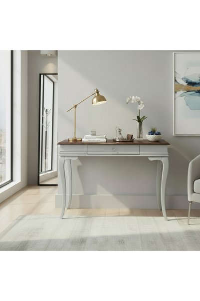ROYS AHŞAP 80 Cm Masif Rustik Gri Ceviz Dresuar