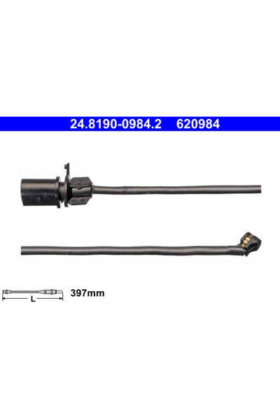Ate Senzor De Avertizare,Uzura Placute De Frana 24.8190-0984.2 Audi A4 B9/A5/...