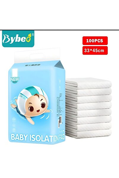 BYBEO 100 قطعة من وسادات تغيير الحفاضات للأطفال، وسادات تغيير مقاومة للماء، و...