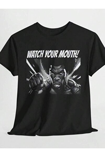 21JNRY Watch Your Mouth Shirt Funny Quote Shirt, Tee, Humor Novelty Man