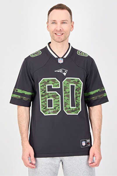 Nike Men Sportswear Fit Short Sleeves New England Patriots Camouflage Basebal...