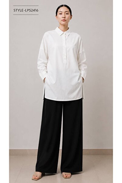 LINELLE Women's Relaxed Fit Linen Blend Co-Ord Set