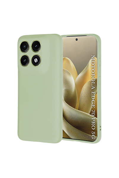 CLICK Husa pentru Motorola Edge 70 Pro, SoftFlex, protectie antisoc, verde