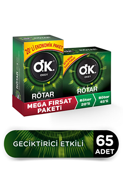 Okey Rötar 65'li Prezervatif