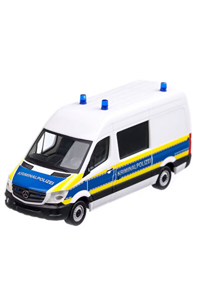 Herpa Sigilat- Mercedes-Benz Sprinter 2014 Politie Alb cu Albastru si Galben-...