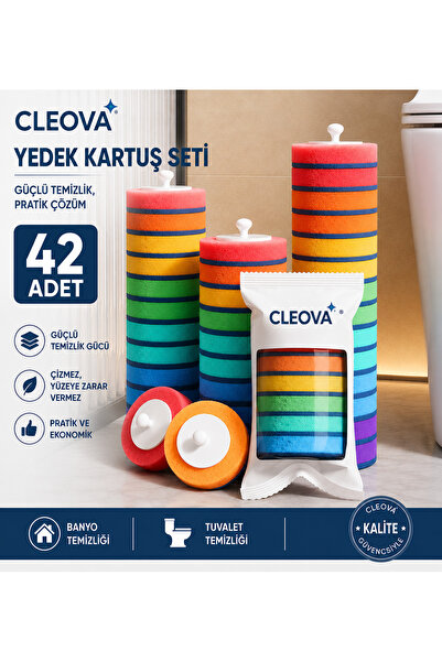 cleova خرطوشة بديلة 42 قطعة