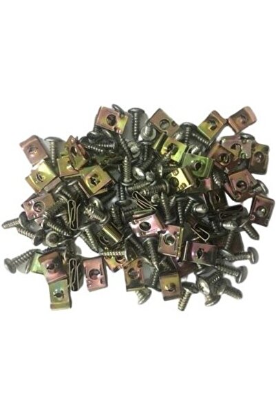 GMS Motosiklet Kaporta Vidası Klips Seti 100 lü SET 4.8 X 16 MM