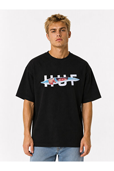 Compostela Unisex Women's Men's Huf Women's Hand Designed Front Printed Overs...