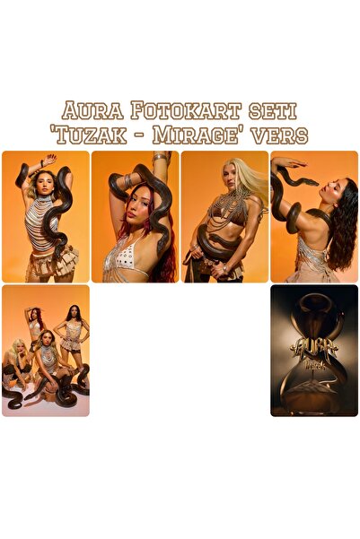 Sntay Aura Fotokart seti Tuzak - Mirage vers Auragirls fotokart seti
