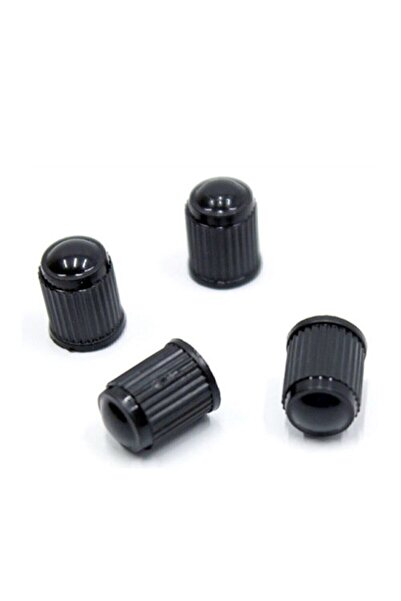 GARDENAUTO Sibop Kapağı - Siyah 4 Adet (1 Set)