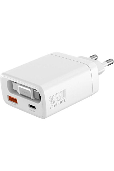 4smarts Φορτιστής GaN Χωρίς Καλώδιο με Θύρα USB-A και Θύρα USB-C, Παροχή Ισχύ...